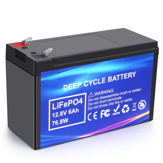 Аккумулятор с аккумулятором LifePo4 в глубоком цикле 12,8 В 6AH для электронного прибора