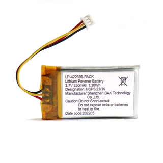 Литий -полимерная батарея 3,7V350 мАч для устройства Bluetooth